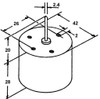 SANYO REEL MOTOR - VM2210 REEL MOTOR - RM-11