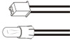 LEAD LAMP 4mm - SL25 JVC LAMP W PLUG - Suits RV350, RV370