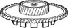 PANASONIC GEAR - VDG0862/0957 REEL GEAR - 482252233444 - VDG0957