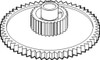 PANASONIC GEAR - VDG0868 WORM WHEEL GEAR - 482252233441