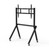 KARTER (KMSS-BK) SYNERGY MOBILE STAND BLACK STEEL FOR 55" - 105" DISPLAYS
