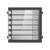 HIKVISION INTERCOM KD-KK-S G2 NAMETAG MODULAR STAINLESS STEEL 6 BUTTON IP65 2YR