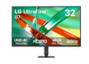 LG 32" (16:9) UHD VA HDMI DP TILT H/ADJ 3YR