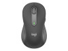 LOGITECH SIGNATURE M650 WIRELELEFT HAND MOUSE BOLT USB RECEIVER BT GRAPHITE - 1 YR WTY