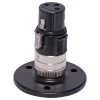 Black desk Mount XLR Microphone Socket