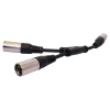 3 Pin XLR Y Adapter - Female to 2 x Male