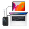 Cygnett ChargeUp Edge+ 27K mAh USB-C Laptop and Wireless Power Bank - Black (CY3113PBCHE),2xUSB-C(60W PD/12W),1xUSB-A(12W),10W Qi Wireless,USB-C Cable