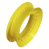 Hand Caster Yellow 190mm Plain