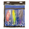 Edge Trolling Feather Lure 6pk 6'' Rigged