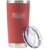 Brass Monkey 590ml Maroon Stainless Steel Cup with Push Lid
