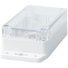 IP65 Sealed Polycarbonate Enclosure with Mounting Flange - 115(W) x 65(D) x 40(H)mm