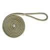 Nylon Mooring/Dock Line with Polyester Cover (White with Gold Fleck) 10mm x 10m