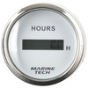 7-Digit LCD Hour Meter 60mm White
