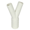 Trudesigns Polymer Plumbing Fittings - Y Joiner 2 x 1in (25mm) 1 x 1 1/2in (38mm) Barb