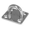 Rectangular 6mm Stainless Steel Eye Pad 