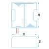 2 X D Cell Side By Side Battery Holder