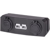 Surface Mount Bracket with 50A Battery Connector, Double USB-A and Cigarette Sockets
