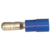 4mm Blue Male Bullet Style Crimp Terminal - Pack of 100