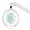 LED Illuminated Clamp Mount Magnifier Round