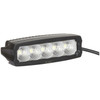 2250 Lumen Single Row LED Worklight, Flood Beam, Black