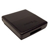 Black Plastic Folding Drink Holder with Adjustable Arms