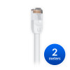 Ubiquiti UniFi Patch Cable Outdoor 2M White, Single Unit, All-weather, RJ45 Ethernet Cable, Category 5e,  Incl 2Yr Warr
