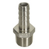 19mm 316 Stainless Connector with Tail