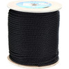 Black Polyester 3 Strand - 12mm 2800kg Breaking Strength - Sold as 100m roll