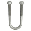 Galvanised Round U-Bolt 100x50mm