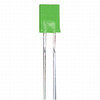 Green 5x2mm LED 15mcd Rectangular Diffused