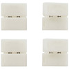 2 Pin LED Strip Connector Straight Joiner - 4 Pack