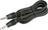 3.5MM STEREO AUDIO LEAD - 1.2M BLACK
