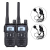 UHF2420S-2 Handheld 2 Watt UHF CB Radio Twin Pack + BONUS Ear Bud Microphones