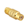 Digitek RCA Female to F Female Adaptor - Gold