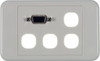 Digitek VGA Female to VGA Female & 4 Gang Wallplate