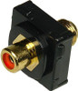 Digitek Black RCA Female to F Female Insert - Red