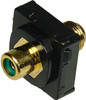 Digitek Black RCA Female to F Female Insert - Green
