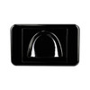 Digitek Media Style Wall Plate (Slim Bullnose) - Black