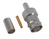 Hills Antenna BNC Connector Female Crimp for RG-58 Mini Cable - Nickel Plated Body