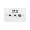 Hills Antenna BC74262B Dual F-Type Earthing Plate - Foxtel Approved