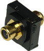 Digitek Black RCA Female to F Female Insert - Black