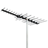 MAGNA Black High Gain 17 Element Hybrid Digital TV Antenna VHF/UHF (6-12)(28-40) with 50dB 4G/5G Filter