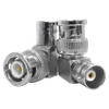 BNC Male to BNC Female Right Angle Adaptor