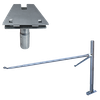 ISP Install Kit includes SM25 Gen 3 V4 ISP Dish Base Adaptor with SM06S 600mm Metal Roof Tripod Mount