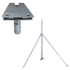 ISP Install Kit includes SM25 Gen 3 V4 ISP Dish Base Adaptor with SM22 1.5m Metal Roof Tripod Mount