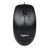 Logitech 910-006605, B100 Optical Mouse, Wired, 1000 dpi, USB, Black