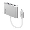 Alogic VPLUCMCR, VROVA Plus USB Type-C Multi Card Reader, Aluminium, Supports SD, SDHC (Secure Digital High Capacity), SDXC (Secure Digital Extended Capacity), microSD and CompactFlash - Downstream: 1 x SD, 1 X micro SD, 1 X Compact Flash
