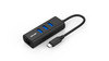 Volans VL-HJ45-C2, Aluminium USB-C to 3 Port Hub and Gigabit Ethernet Adapter