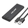 Volans VL-U3M2-S, Aluminum M.2 SATA SSD to USB-C External Enclosure