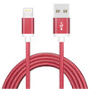 Astrotek 1m USB Lightning Data Sync Charger Red Color Cable for iPhone 7S 7 Plus 6S 6 Plus 5 5S iPad Air Mini iPod